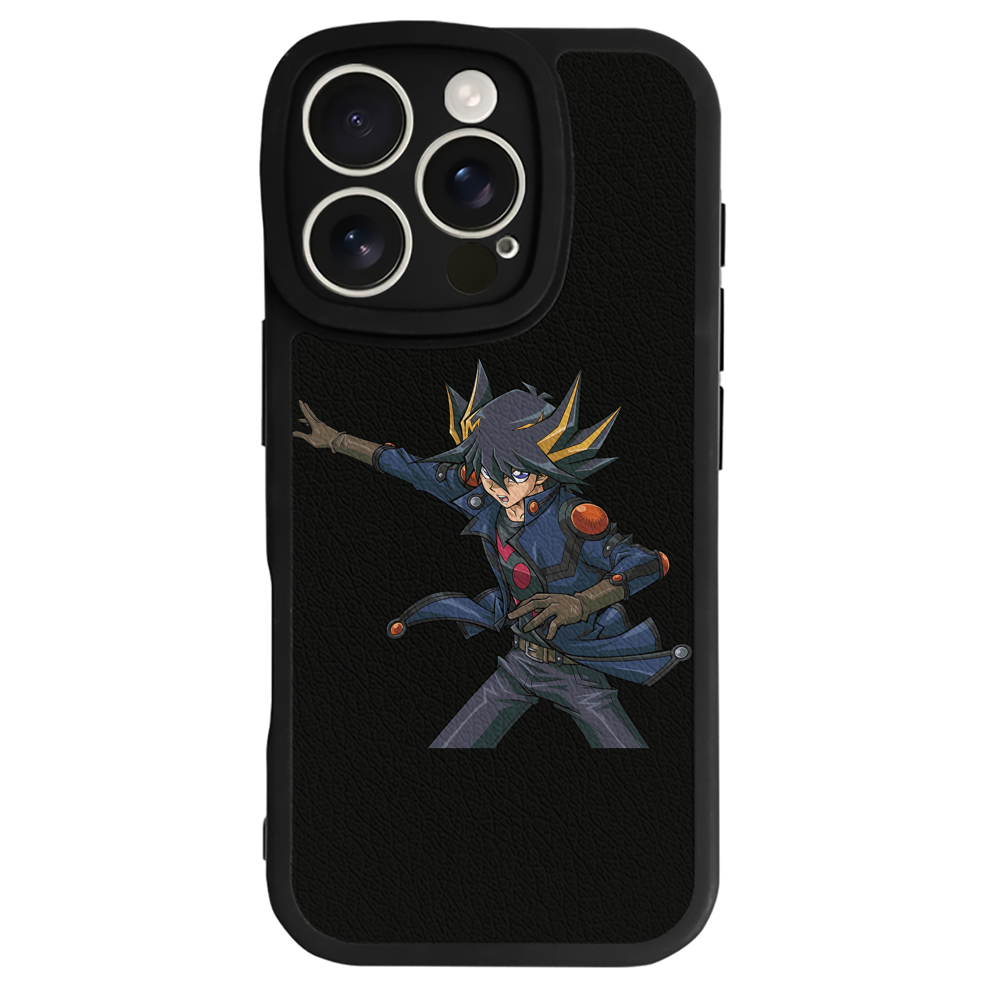 遊☆戯☆王 Yu-Gi-Oh! 【iPhone 16シリーズ対応】シリコンスマホケース（レザー調） 材質：シリコン